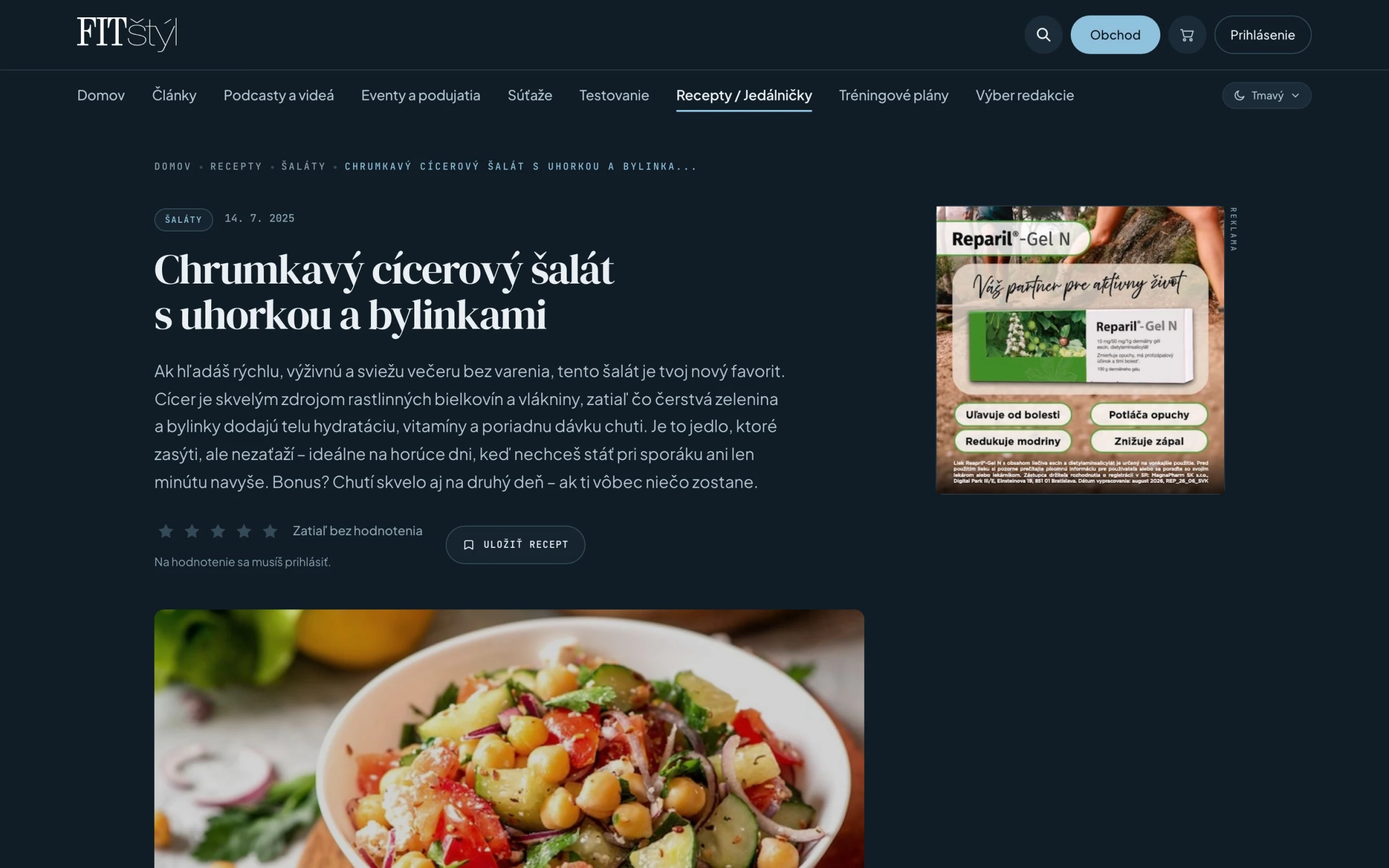 Detail receptu, FIT štýl - Moderný lifestyle magazín