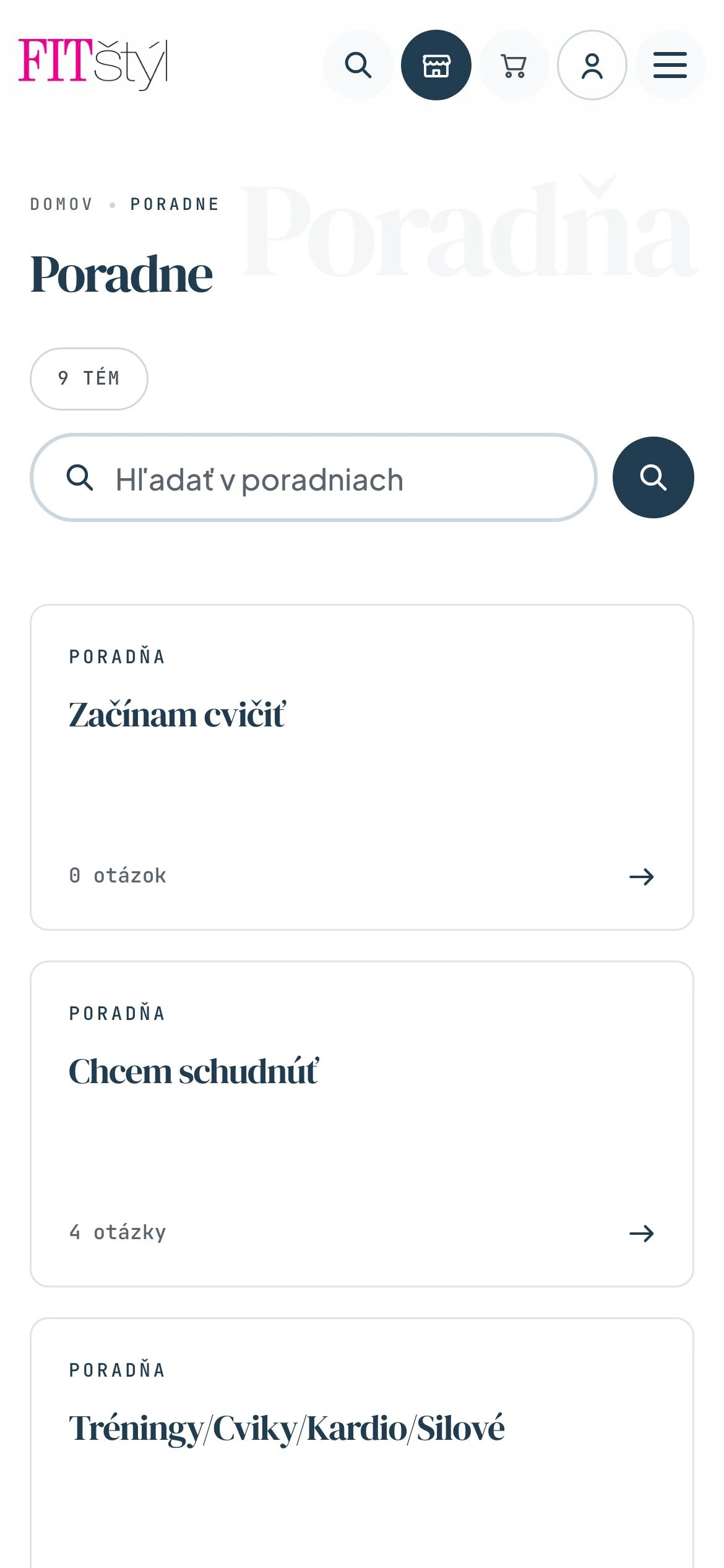 Videá a poradne, FIT štýl - Moderný lifestyle magazín