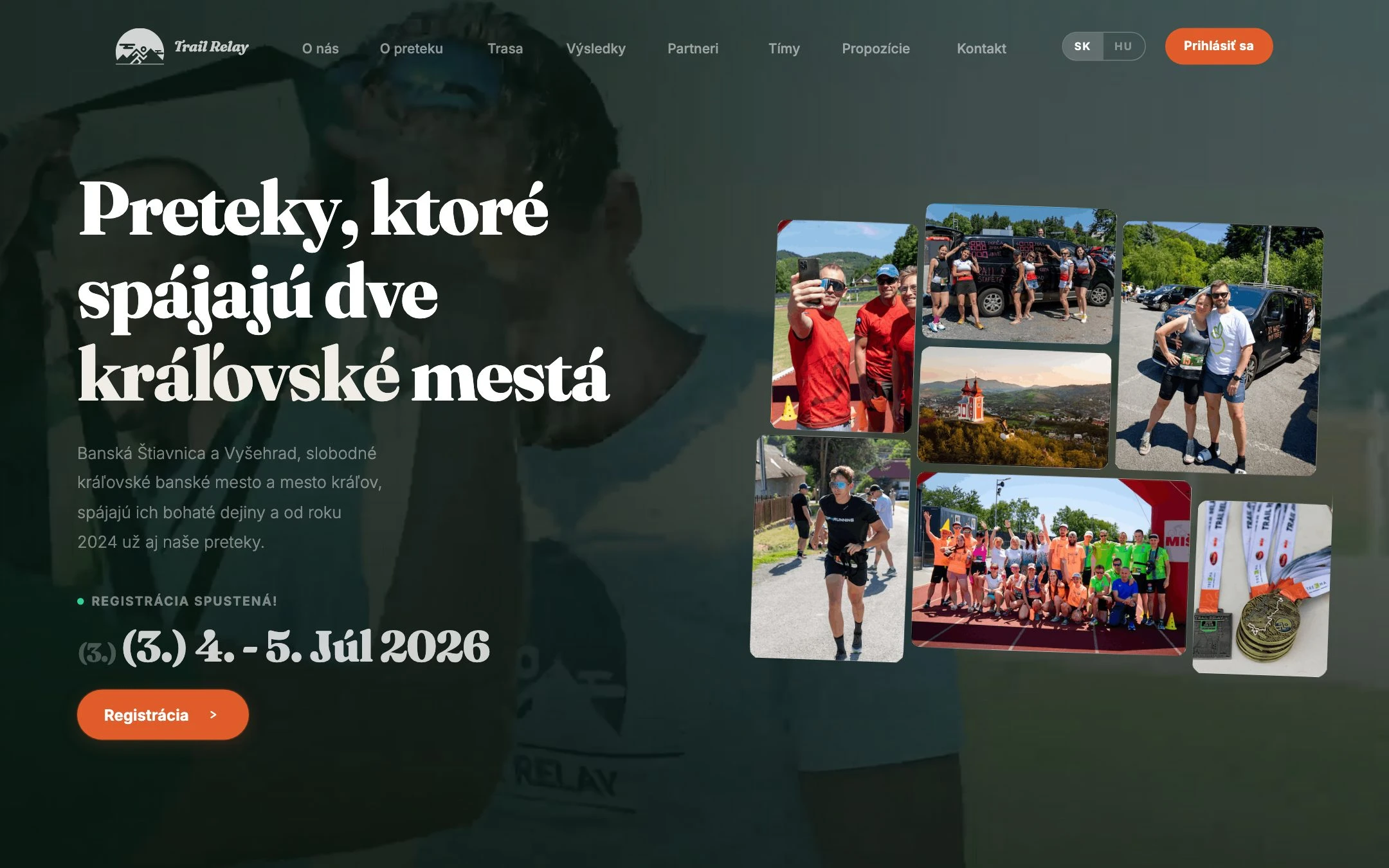 Titulka, Trail Relay - 220 km štafetový beh Banská Štiavnica - Vyšehrad