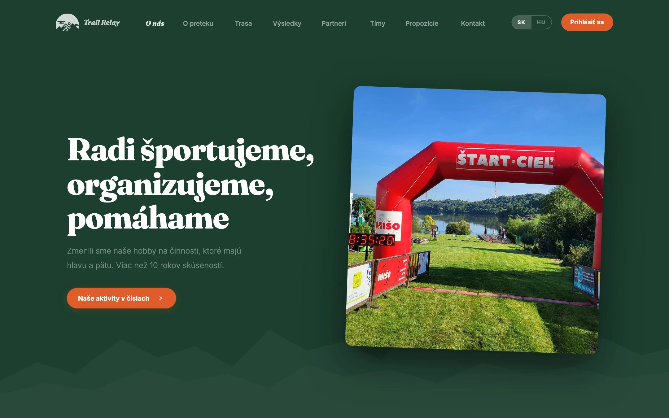 O nás, Trail Relay - 220 km štafetový beh Banská Štiavnica - Vyšehrad