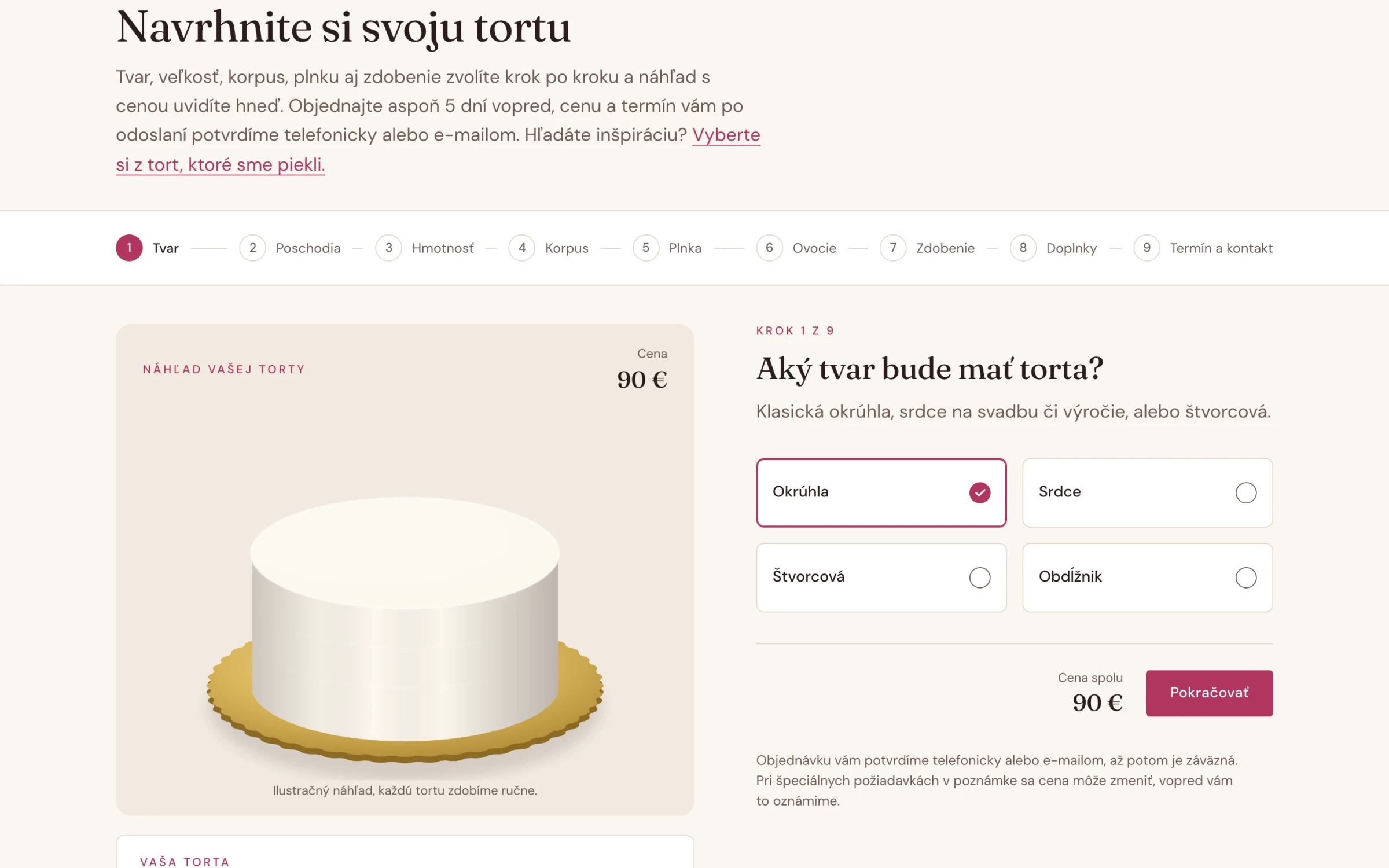 Torta na mieru, Cukrárik Zuzanka - Ručná cukrárenská výroba
